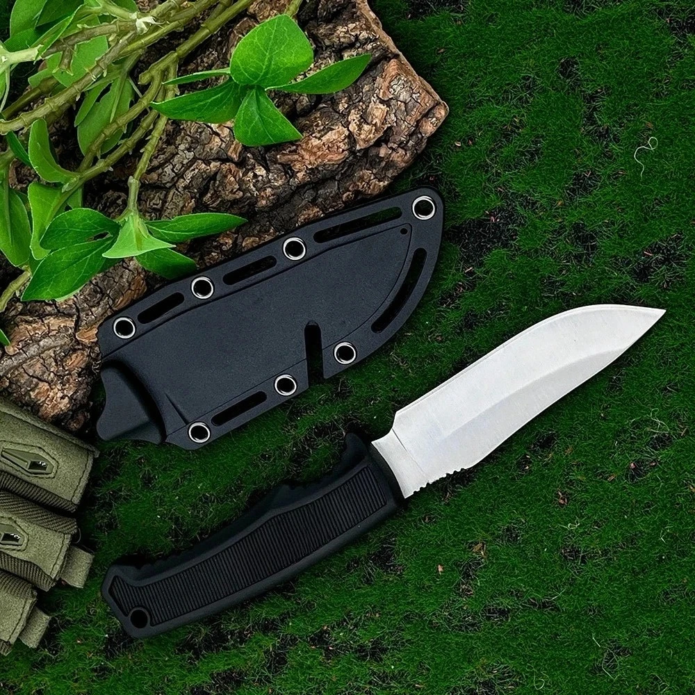 

Нож для кемпинга и походов FK1001 с рукояткой из нейлонового волокна, многофункциональный, с лезвием из нержавеющей стали, для активного отдыха, треккинговый нож-резак