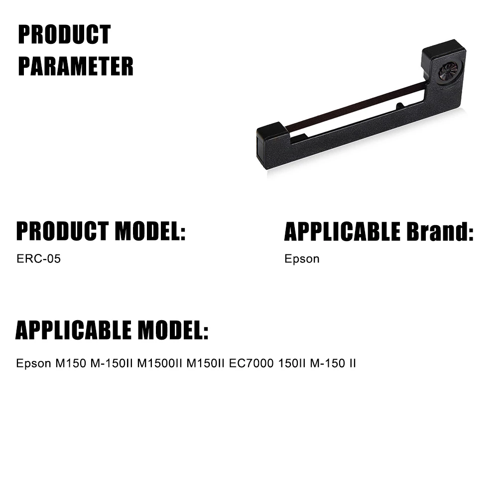 Cinta de cartucho Erc05 Erc-05 Taxi, para Epson M150, M-150Ii, M1500Ii, M150Ii, Ec7000, 150Ii, M-150 Ii, para Sharp El7000, El7001, 10 Uds.