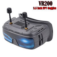 VR200 3.5 inch FPV Goggles 5.8G Analog with DVR 40CH 1024 * 600px IPS Screen Support for Analog FPV Racing Drone RC Car