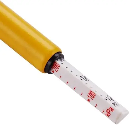 

Компактный и прочный манометр для измерения давления в шинах (10-70 PSI) с функцией измерения глубины протектора – для автомобилей и мотоциклов