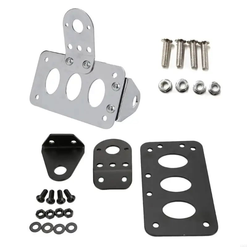 400B Motorbike License Plate Bracket Licence Plate Side Mount Universal Plate Bracket