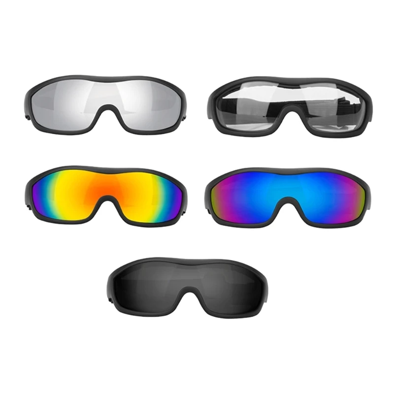 

Y1UB Clear & Comfortable Eyewear Fog resistant Protective Glasses UV blocking Goggles Durable for Motorbike bike Cycling