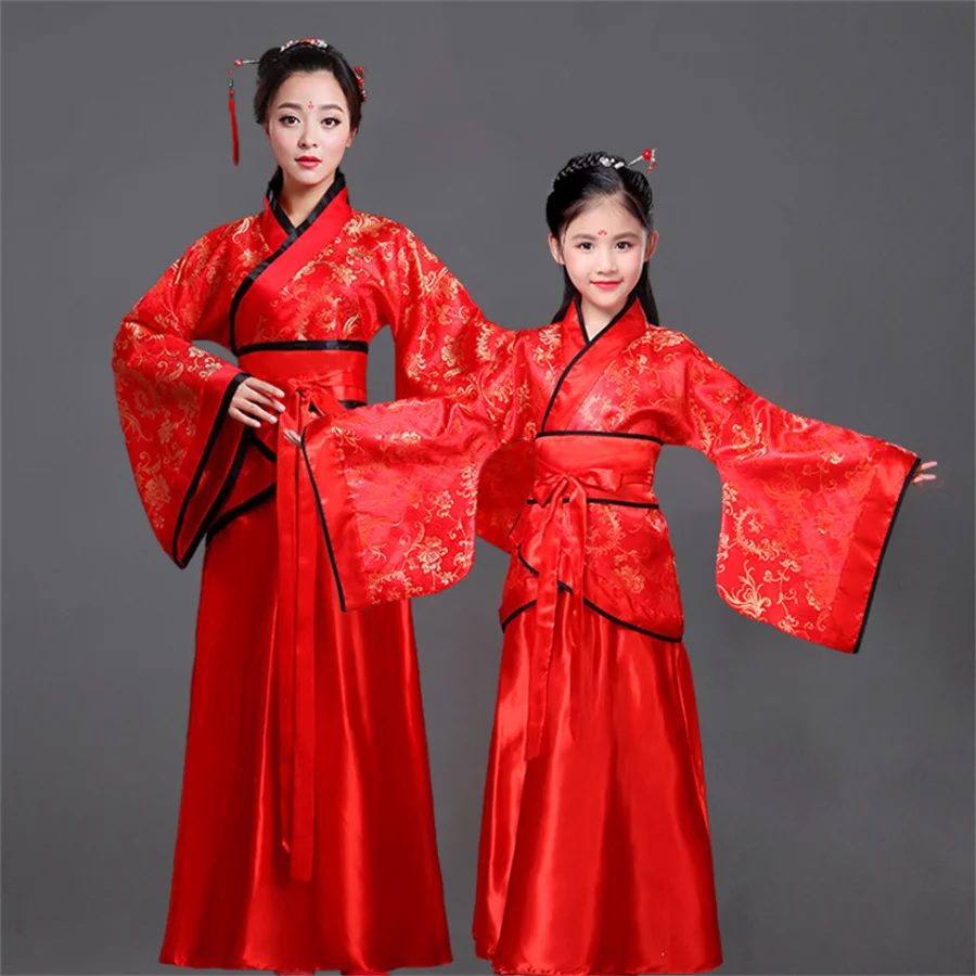 

Long Sleeves Hanfu Long Dress Patchwork Ancient Style Chinese Traditional Costumes Performance Skirt Cheongsam Chinese Tang Suit