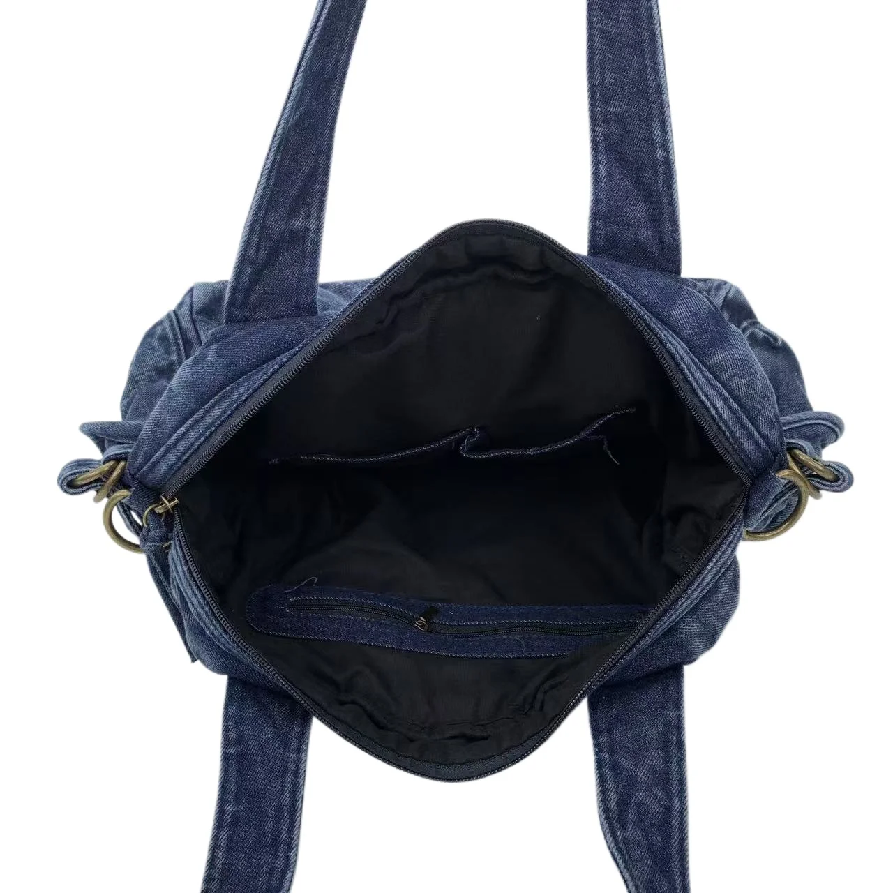 Ladies' fashionable retro Y2K spicy girl handbag, large capacity, multiple pockets, woven design, punk crossbody bag