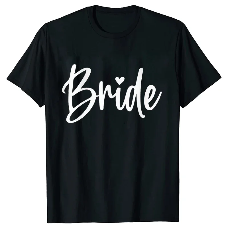 Wedding Party Family Tee Shirt Engagement Bridal Shower Party Matching Tops Bride - Groom Father Mother Family Squad T-Shirt