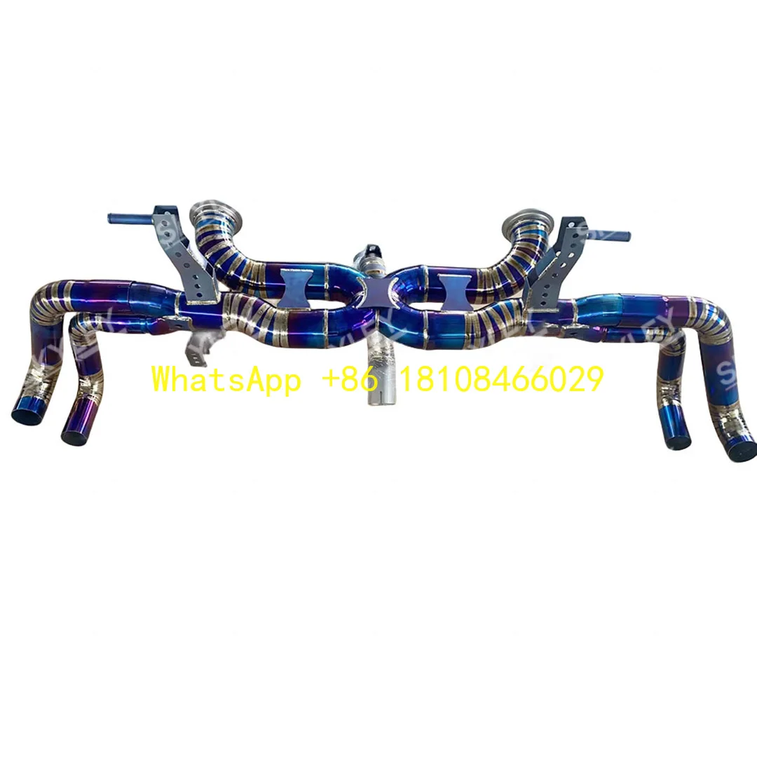 Высококачественный титановый материал, выхлопная система Catback для Lamborghini Huracan Lp610-4 2015