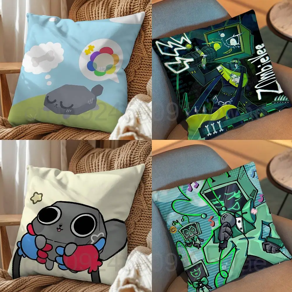 

Vee Pebble Required Dandys World day gift Pillow Case Living Room Sofa Cushion Cover Suitable For Home Bedroom custom Decoration