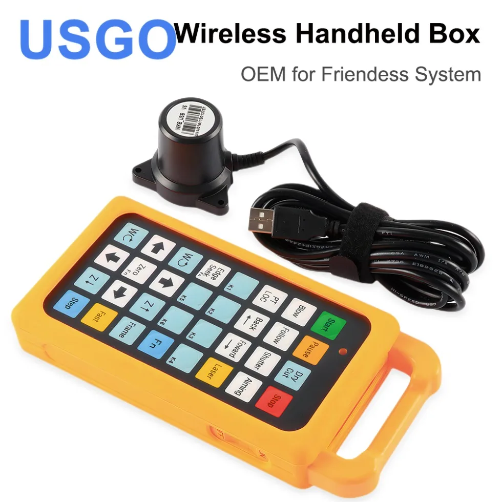 USGO FSCUT Wireless handle box Fiber laser control system OEM for Fiber optic FSCUT FSCUT2000C CypCut BCS100 BMC1604