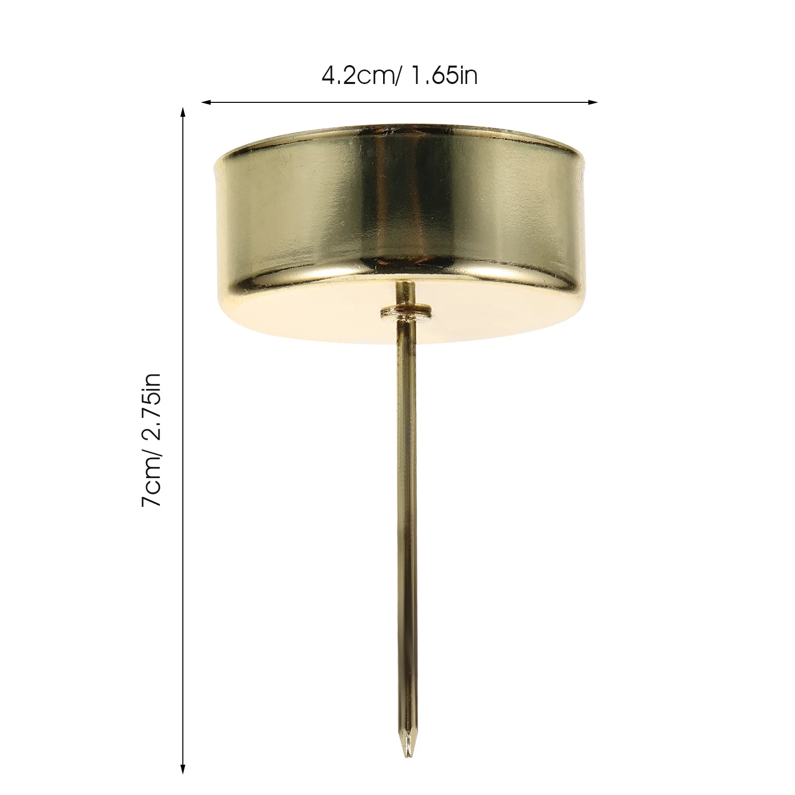 6 قطعة حامل سبايك كأس معدني إدراج شجرة عيد الميلاد عطلة حفلة تفضل حفلة عيد الميلاد ديكور