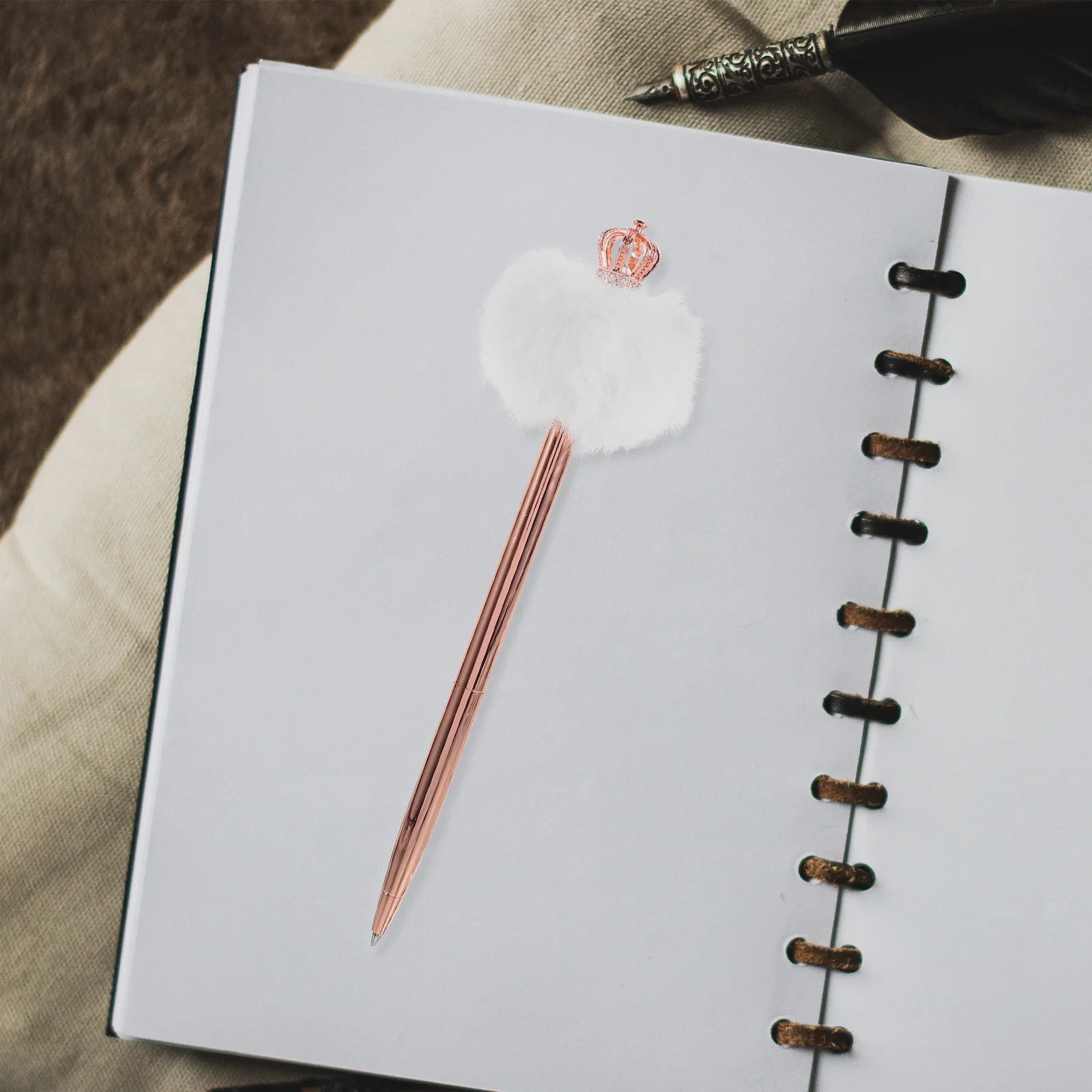 2 قطعة قلم حبر جاف للطلاب للمدرسة قلم لطيف للمكتب هدية للمعلمين أقلام كتابة سلسة مزخرفة #4