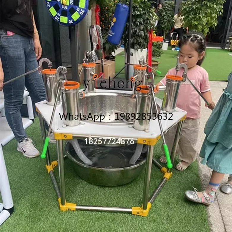 ZZ Kindergarten Water Toy Table Children's Mutual Aid Game Sand Water Dish Water Table Squeezing Mangle; Squeezer