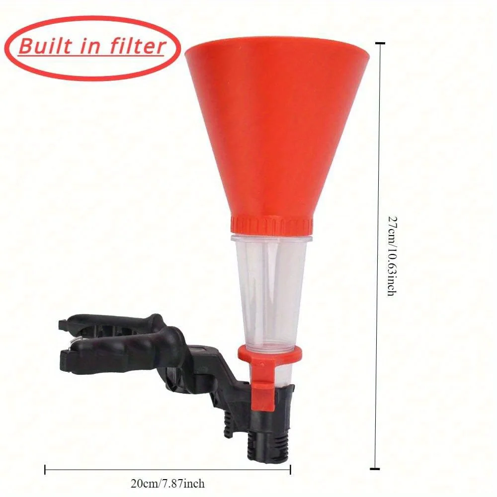 Imbuto universale regolabile - PVC senza perdite per il cambio dell'olio automobilistico