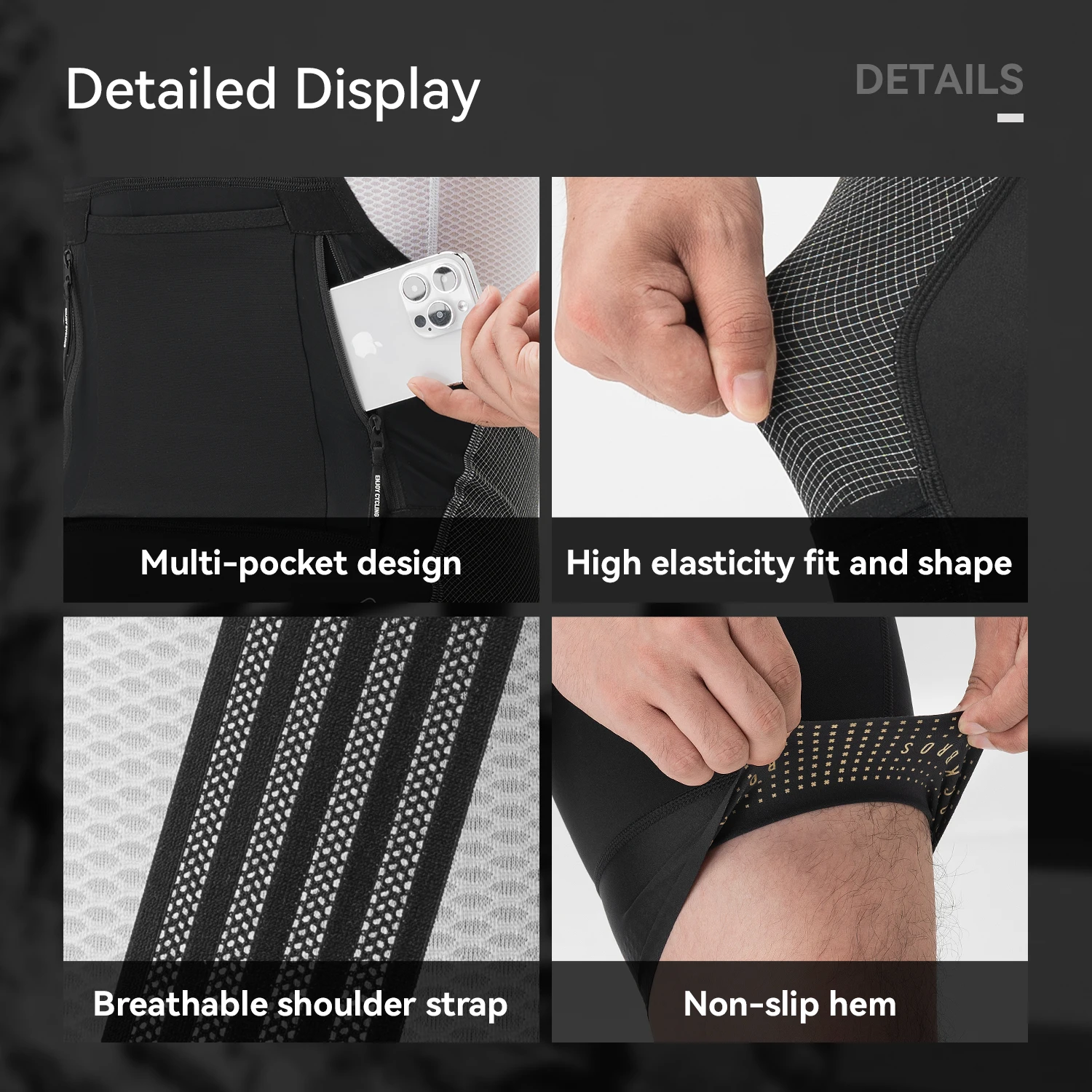 ROCKBROS Cycling Bib Shorts Sh - Cycling Commuter Pants recension och pris