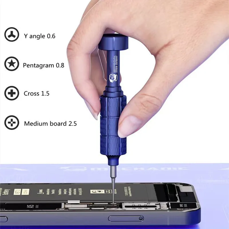 

MECHANIC Blue Armor Precision Screwdriver Set High Hardness Strong Magnetic Noise Reduction Disassembly Repair Screwdriver Kit