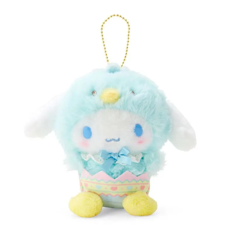 Kawaii Sanrio Cos Chick Plush Toy Pendant 2023 Hello Kitty Melody Kuromi Cinnamoroll Purin Pochacco Gudetama Plush Toy Girl Gift