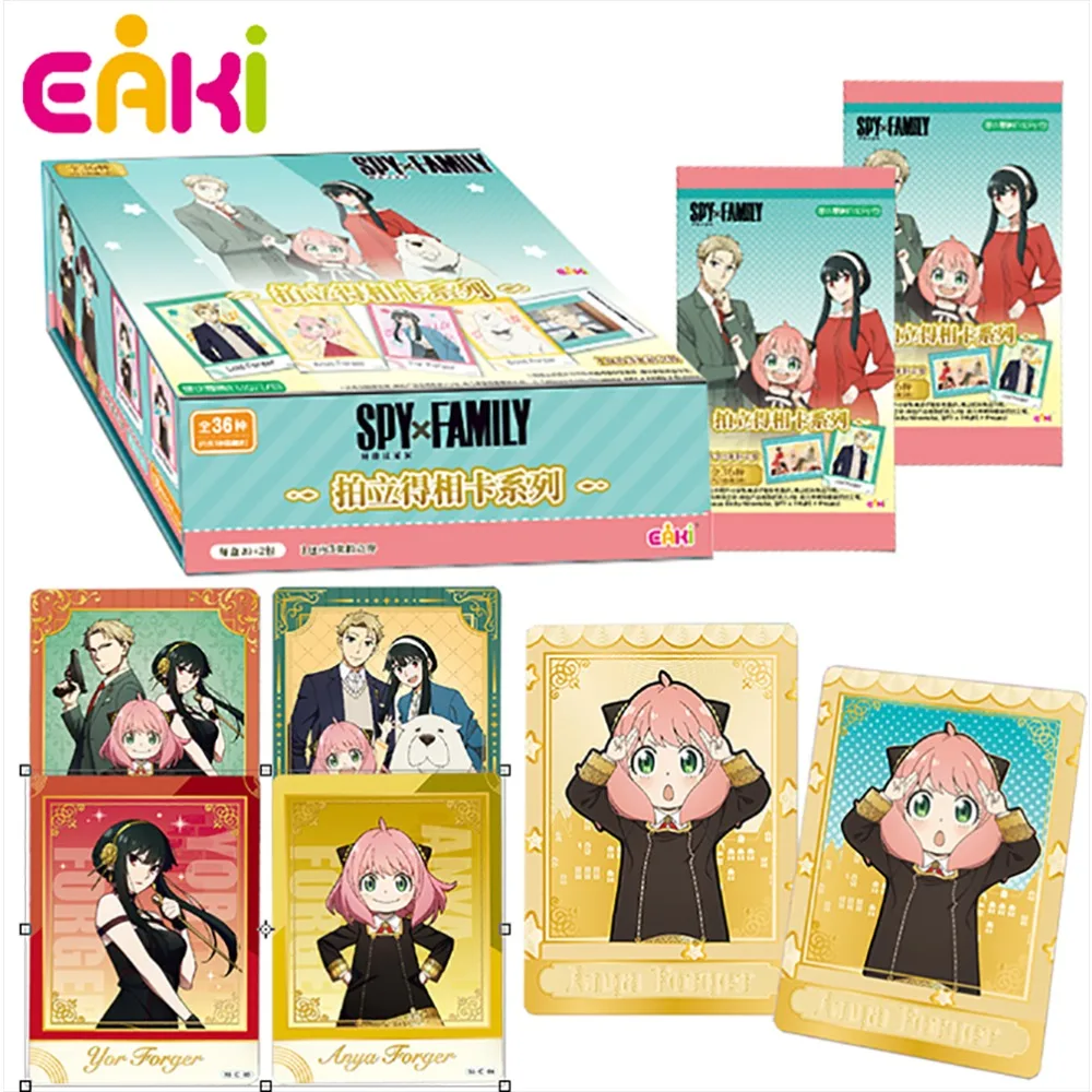 

Original Eaki Spy x Family Collection Card Popular Character Twilight Yor Forger Creative Card for Children's Christmas Fun Gift