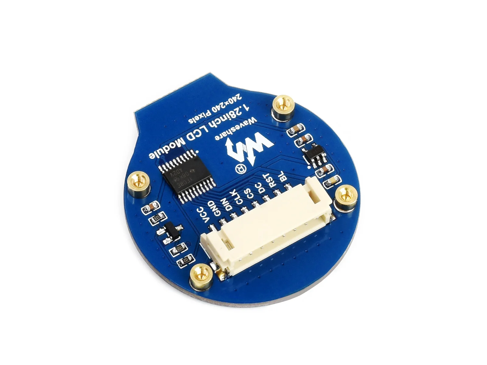 Picture 5: Waveshare 1.28inch Round LCD Display Module,65K RGB Colors,240x240,SPI Interface,Support Raspberry Pi/Jetson Nano/Arduino