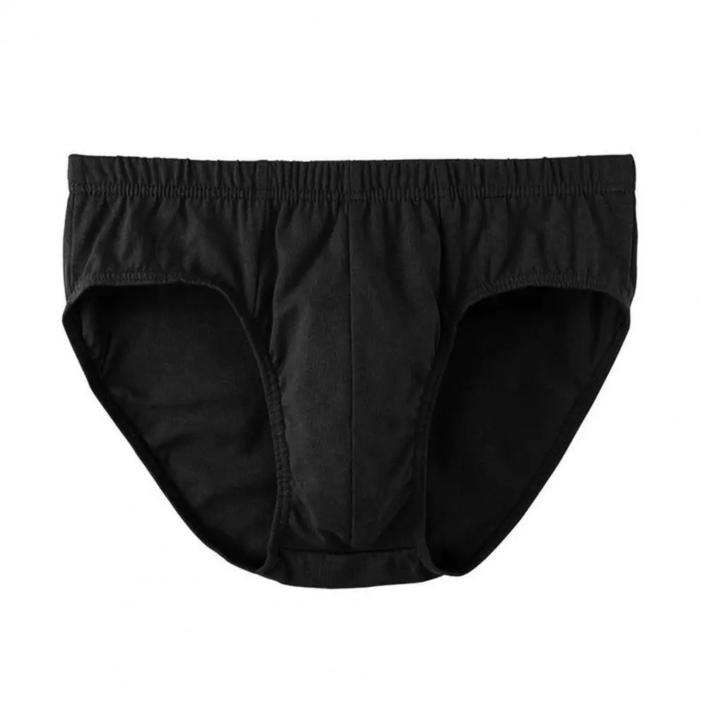 سراويل داخلية رجالية رفيعة متوسطة الارتفاع مع حزام خصر مطاطي بلون موحد لارتداء ملابس داخلية قابلة للتمدد قابلة للتنفس #2