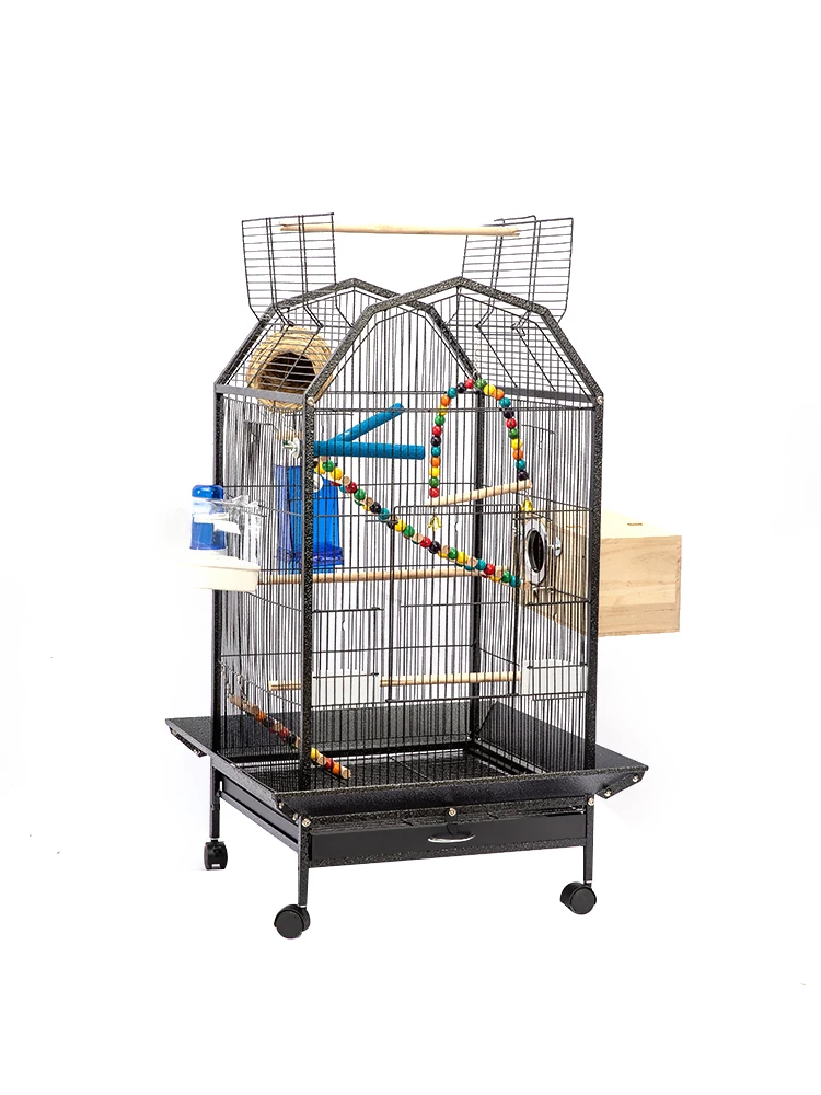 

Bird Cage Parrot Xuan Feng Peony Octopus Breeding Bird Cage Accessories Deluxe Collection