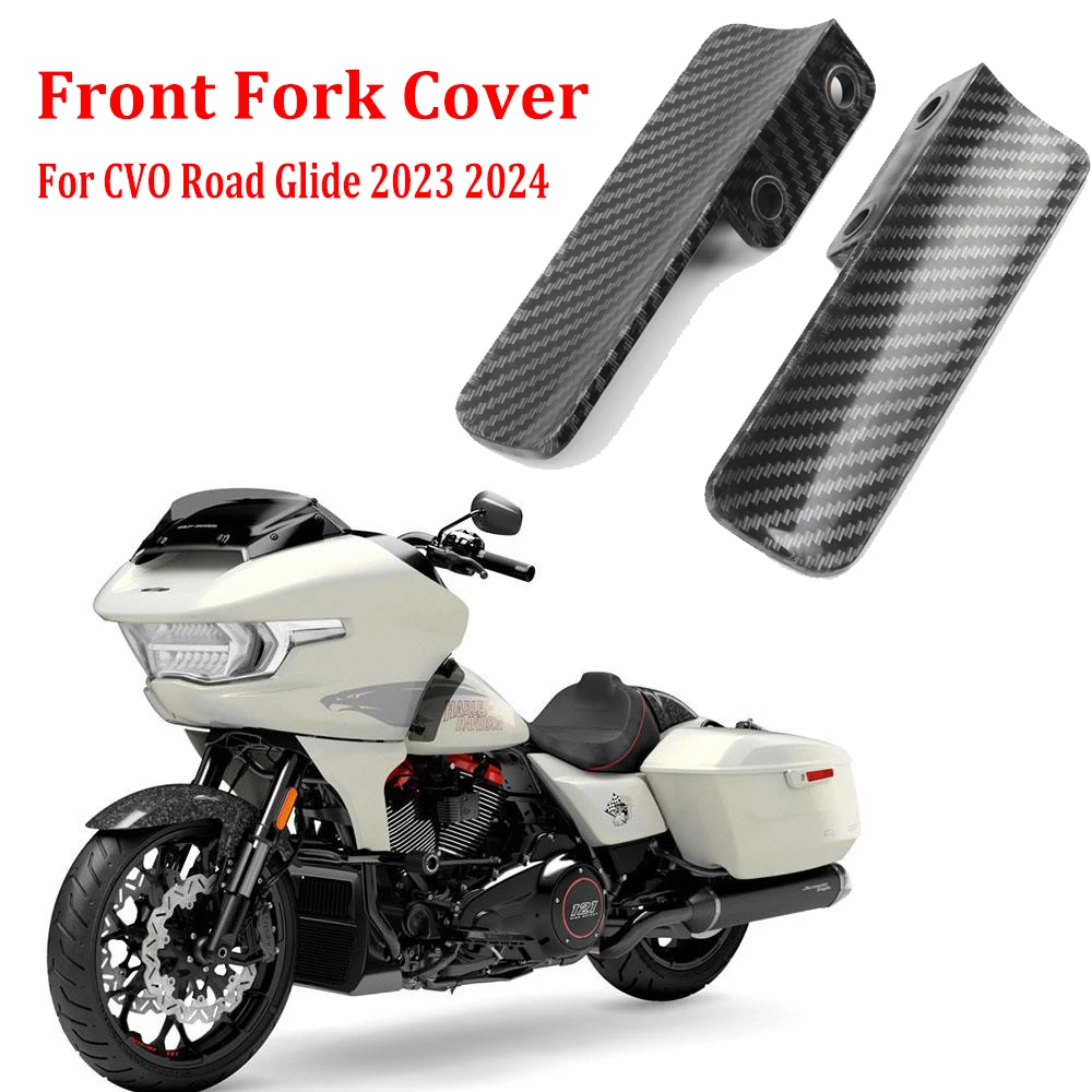NOWE akcesoria motocyklowe Osłona przedniego widelca Dolna osłona przeciwpyłowa Zestawy do Harley CVO Road Glide FLTRXSE 2023-2024