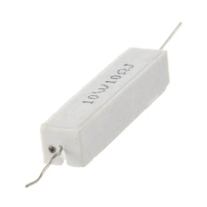 A98E-25Pcs 10W 10 Ohm 5% Winding Cement Power Resistor