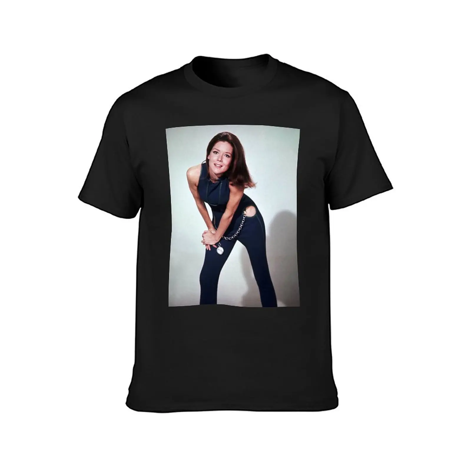 Diana Rigg T-Shirt quick drying Short sleeve tee customs sweat shirts, men