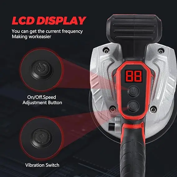 Cordless Tile Laying Machine Tile Vibration Leveling Floor Wall Tile Installation Tool Compatible with Milwaukee Battery