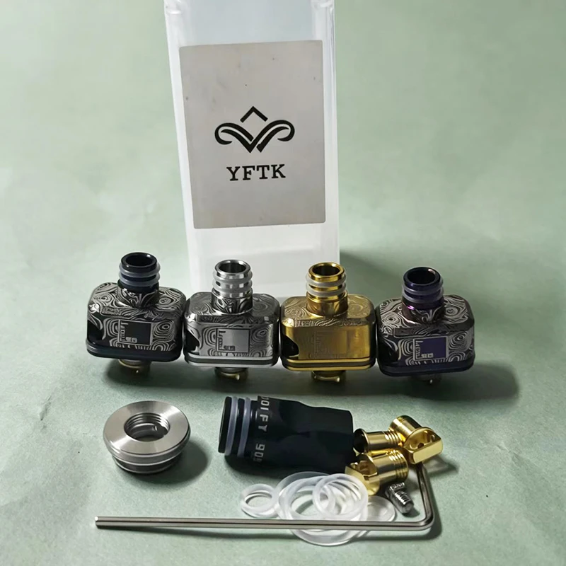 YFTK 909 NUGG RBA 316ss LVE Orion II MOD Pod için Tek Emici Bobin, Damlama ve Hava Pimleriyle Birlikte 1.0/2.0/3.0/4.0MM Trim Parçası