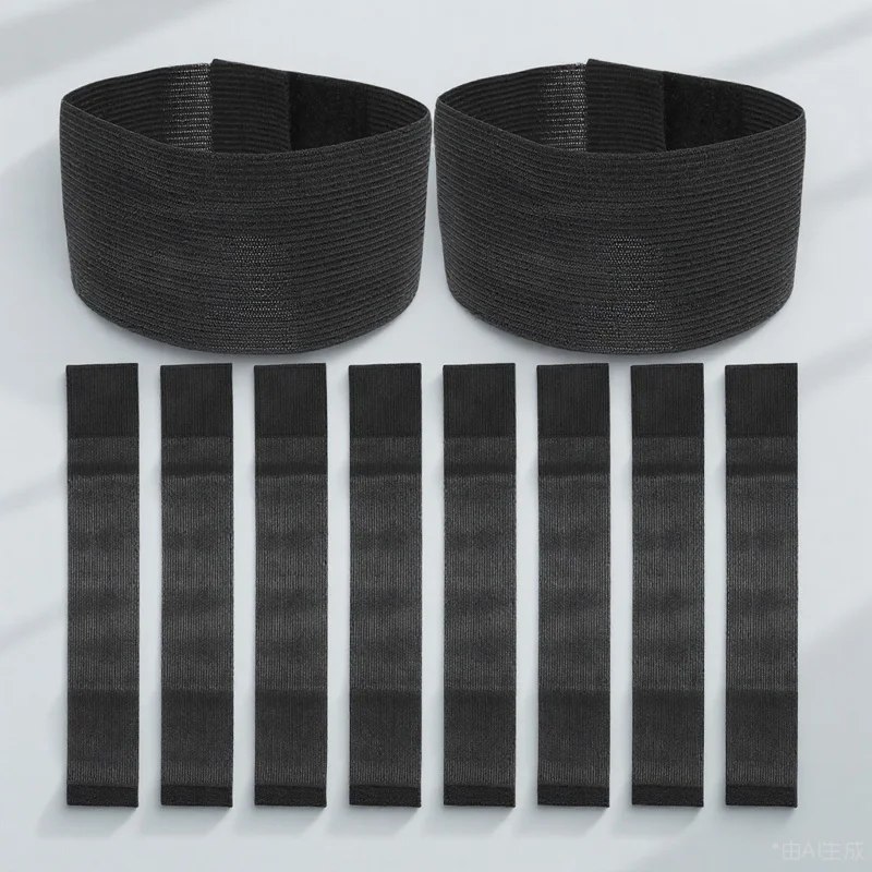 10 قطعة شارة جنازة الحداد الأسود مطاطا لحفل صلاة الجنازة مذكرة الموت شارة الحداد