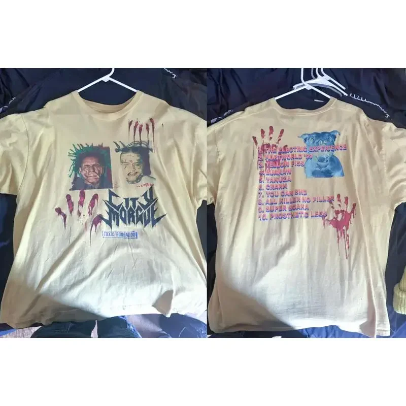 City Morgue Band Toxic Boogaloo White Cotton T Shirt Uu860