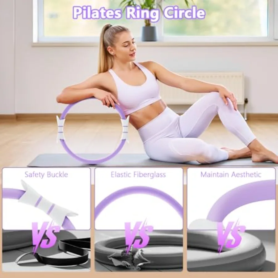 Pilates Ring Magic Circle For Inner Thigh Arm And Core Toning_voghion.com