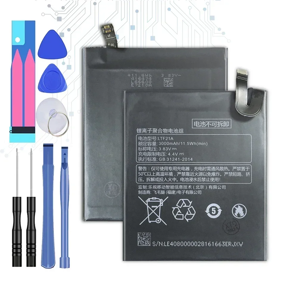 LTF21A Replacement Battery For LeEco Letv Le Phone Le 2 X620 / Le 2 Pro X520 X527   3000mAh with Track Code