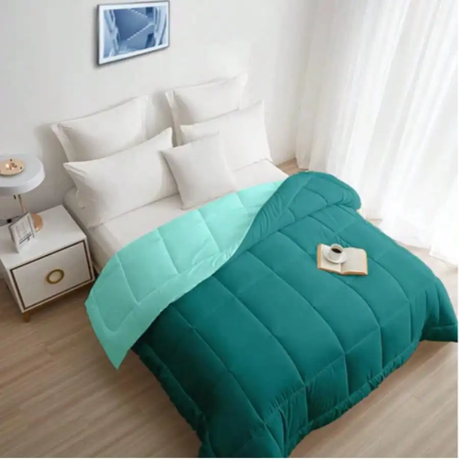 Edredón nórdico de microfibra ultra suave de doble cara, para todas las estaciones, medidas 180x cm / 230x cm, apto para cama de 90/105/135/cm, varios colores, idea de regalo perfecta