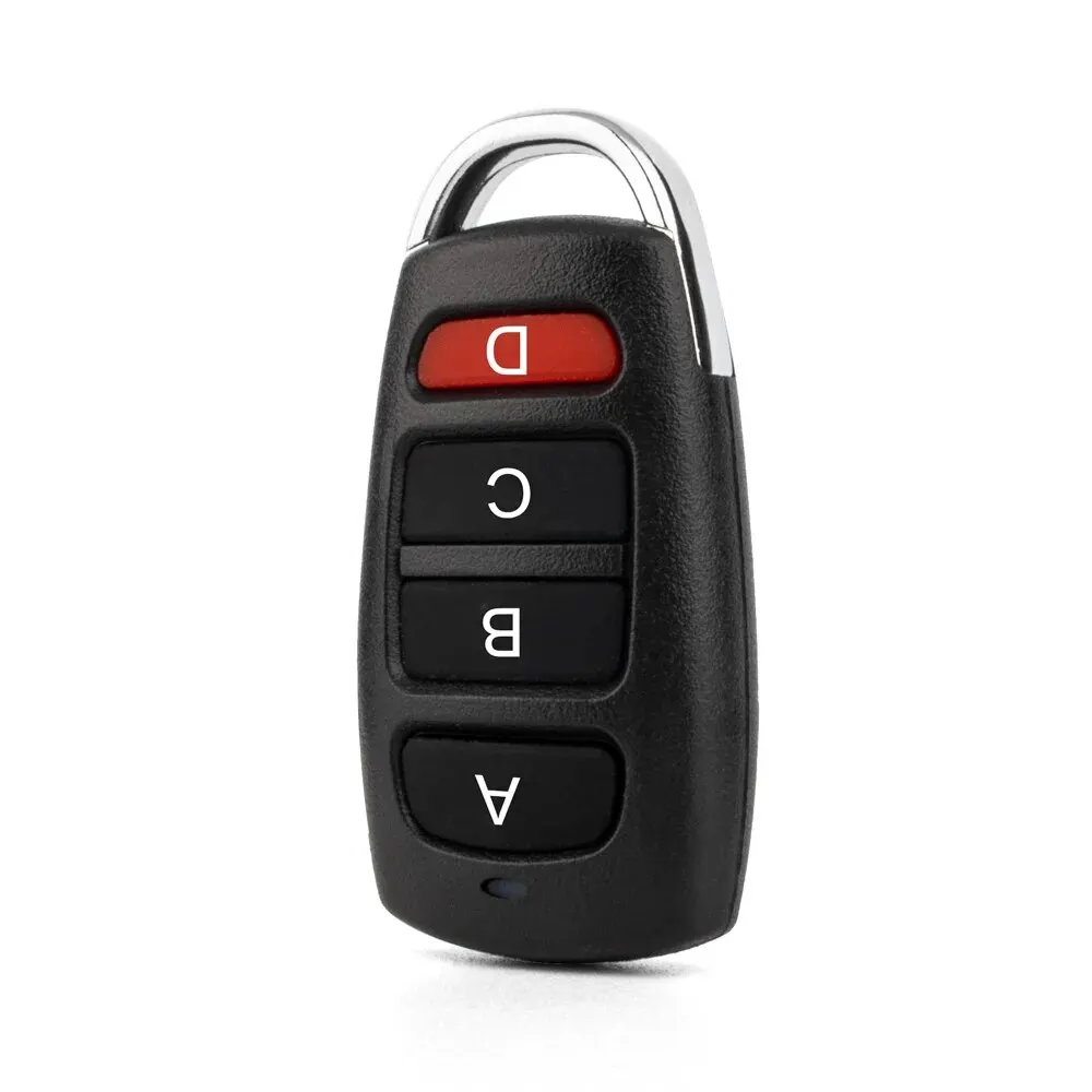 Mini Black 433MHz Wireless Remote Control Electric Garage Roll-up Door Security Alarm Controller Key ABCD 4 Buttons image 3