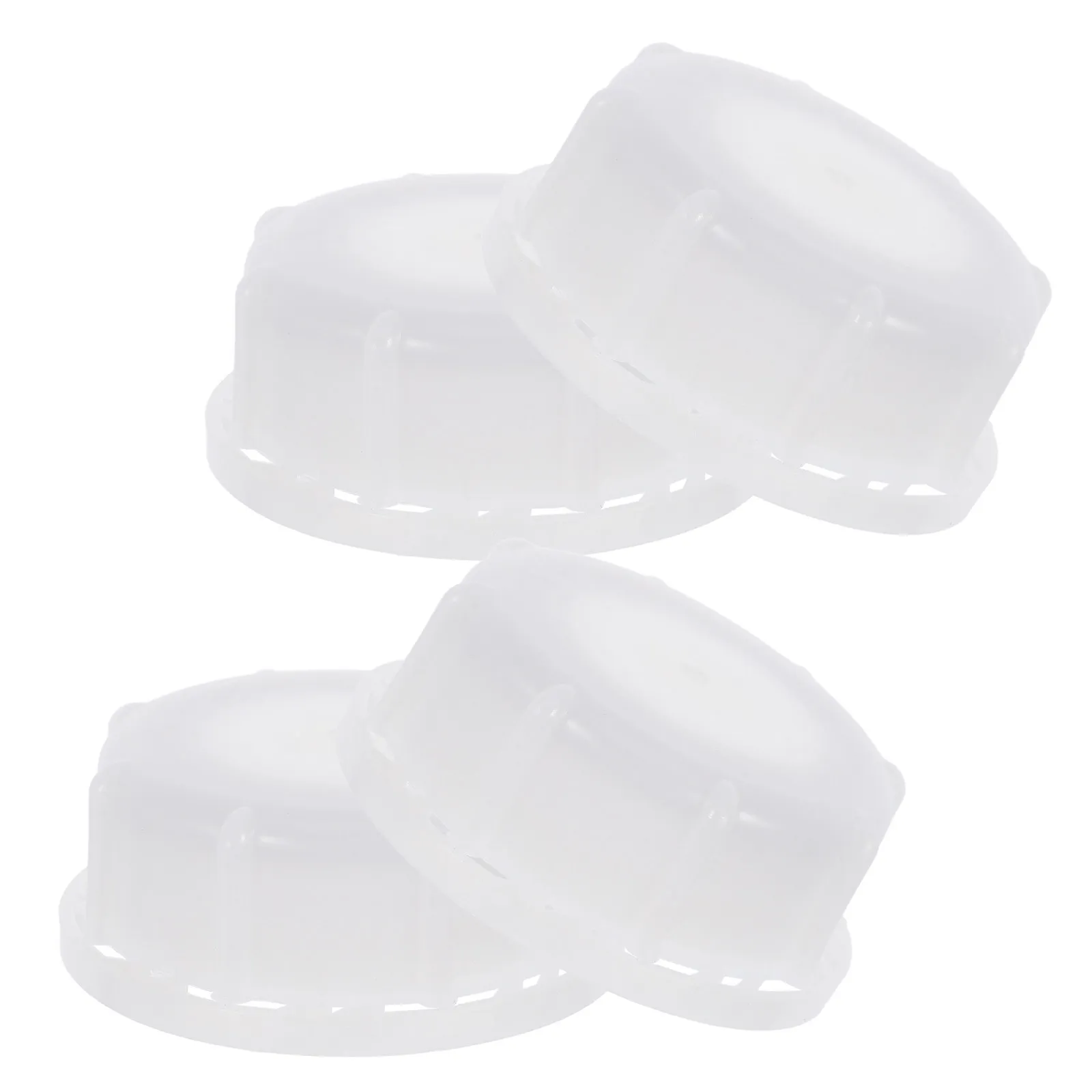 4Pcs Chemical Storage Outer Lid Thickened Leak-Proof Screw Cap for 10L Square Bucket Industrial Drum Sealing Plastic Covers view 2