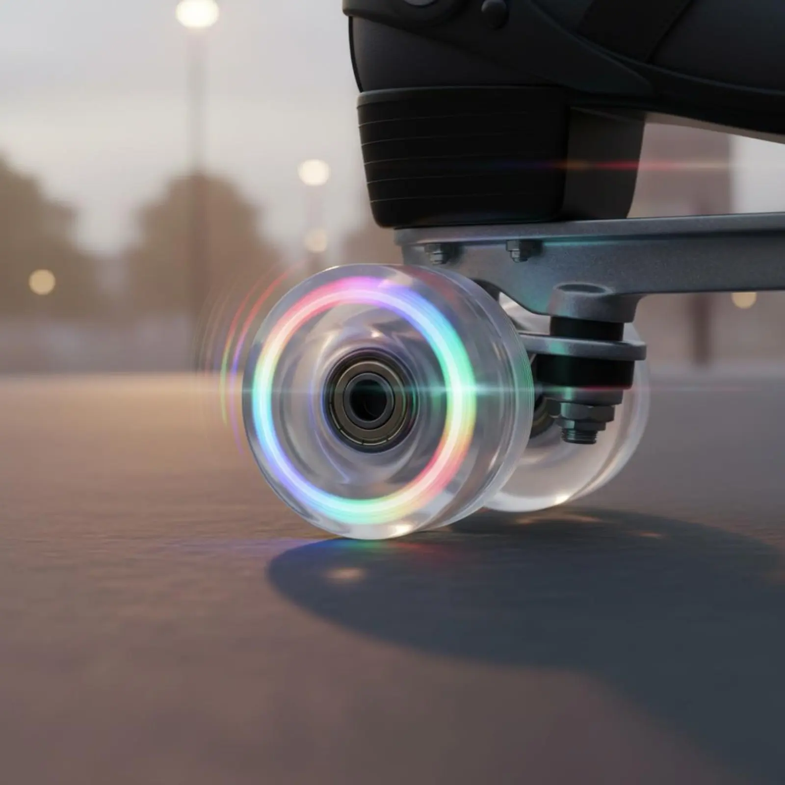 

4 Pieces Illuminated up Inline Skating Wheels Wear-Resistant PU Illuminated Inline Skating Wheel Skating Equipment Long-Lasting