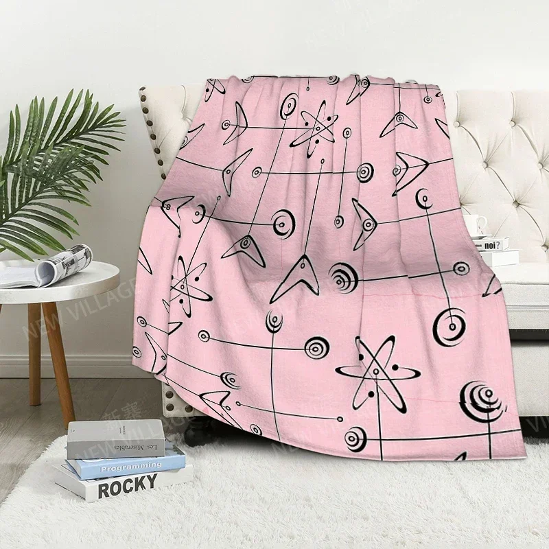 

3D Print blanket Plaid sofa for Knee blankets warm winter bed cover throw blanket Decor boho warm fleece Nordic Vintage geometry