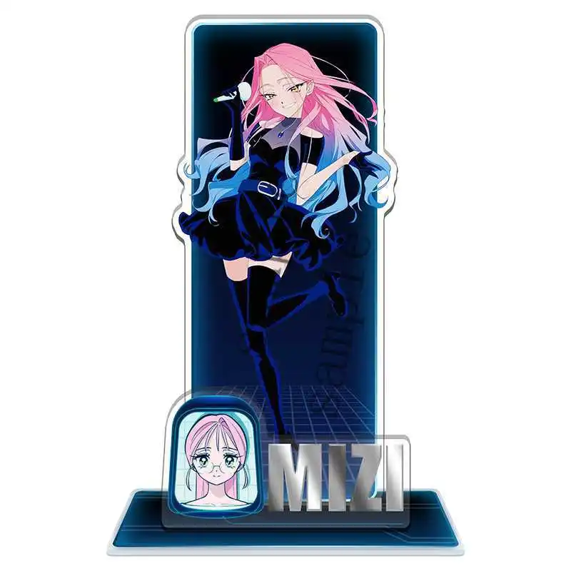 أنيمي الغريبة المرحلة 15 سنتيمتر الاكريليك حامل ميزي سوا حتى لوكا المزدوج الإدراج دبابيس زخارف مكتب الهدايا
