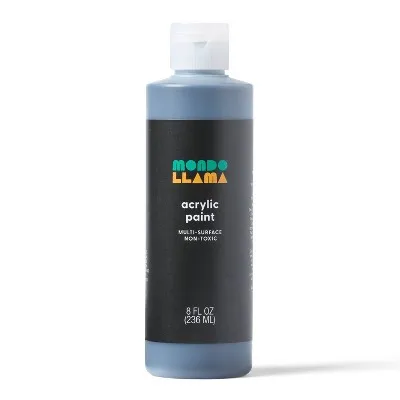 8oz Satin Acrylic Paint Fresh Pavement for Drawing and Art Projects