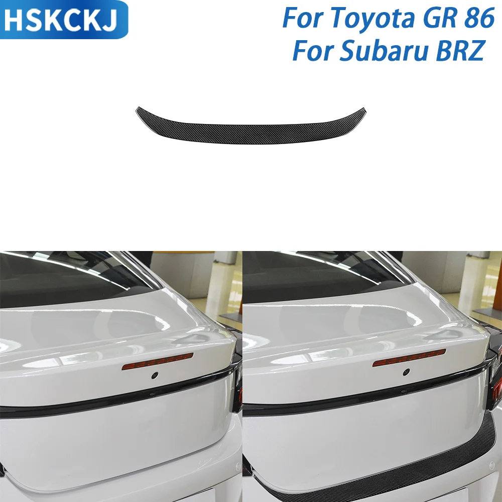 

Для Toyota GR 86 для Subaru BRZ 2020 + внутренняя наклейка из настоящего углеродного волокна, защитная крышка для автомобиля, декоративные аксессуары