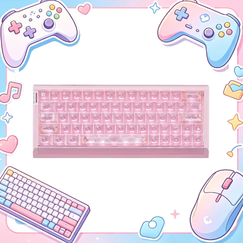 Atk Rs63 Air Magnetic Switch Keyboard Wired 8k Rt0.001mm Customized Mechanical Keyboard Low Latency Pc Accessories Gamer Gifts