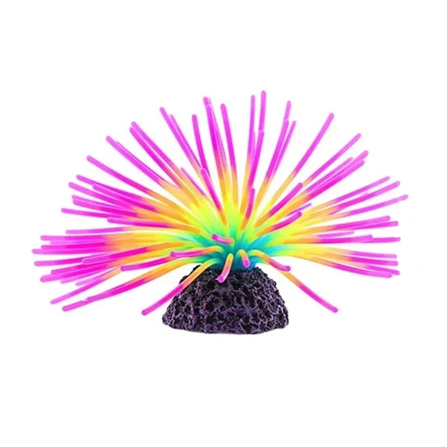 

Aquarium Decorations, Silicone Simulation Sea Anemone, Blue, 14x12x7.5cm, 1x Aquarium Decoration, Freshwater Saltwater Use