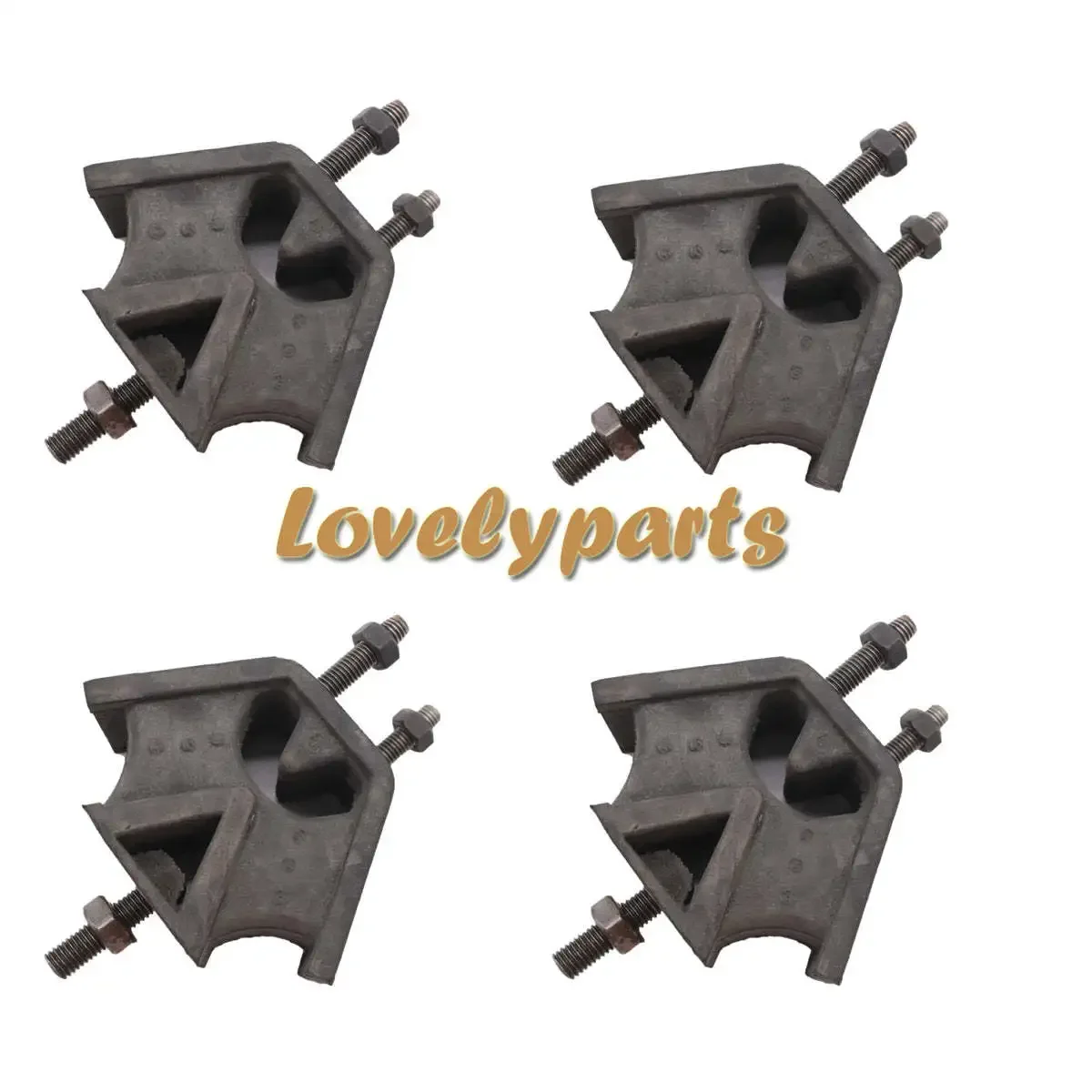 

4X Engine Rubber Cushion Feet 4340327 For Hitachi EX22-2 EX25-2 EX30-2 EX35-2