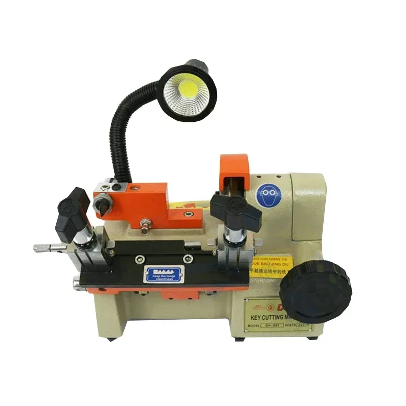 220v New DF001 Horizontal Horizontal Key Cutting Copier Mini Fine-Tuning Double-Sided Fixture Manual Knife Locksmith Tool