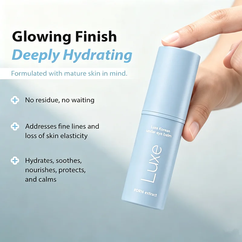 Luxe PDRN Extract Under-Eye Balm Stick, Multi-effect Eye Repair Cream Lifting Tightening Moisturizing Eye Care Stick Not Greasy