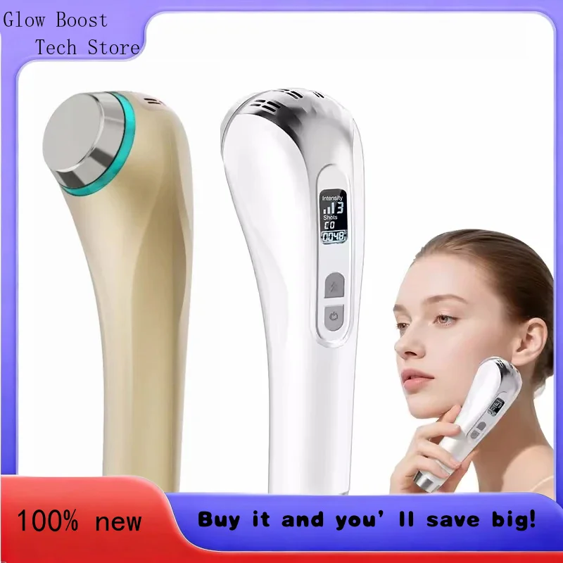 

Светящееся новое многофункциональное устройство для ухода за кожей, 10 МГц, ультразвуковое радиочастотное устройство для лица с EMS-лифтингом, красота, уход за кожей, масса