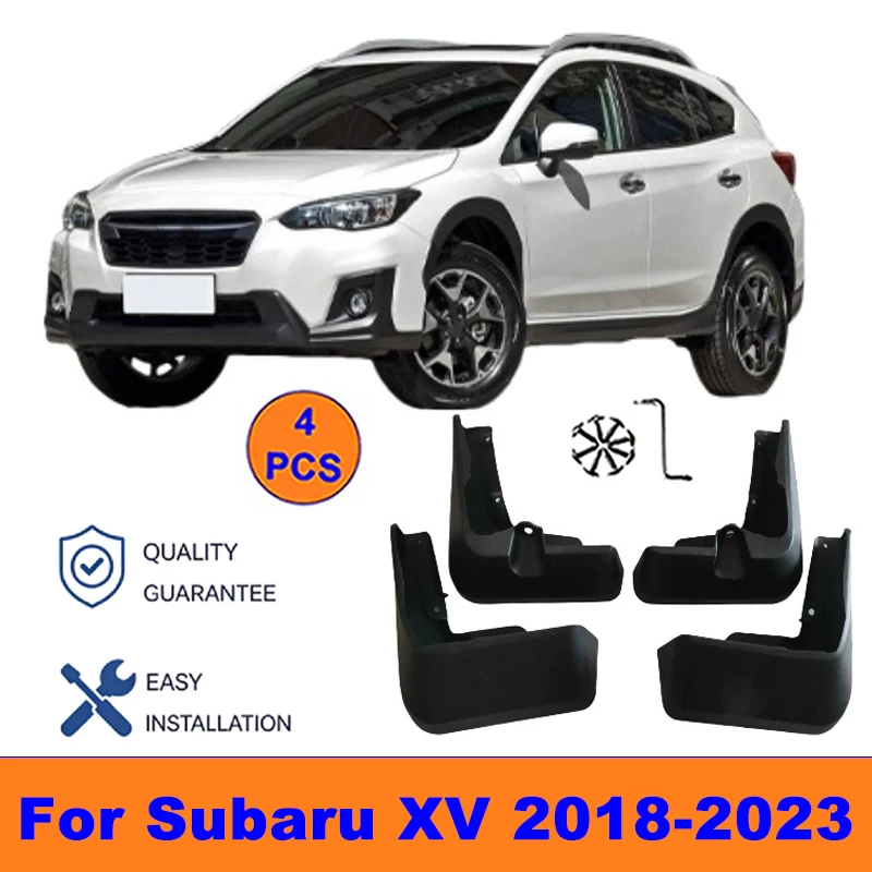 

4Pcs Mud Flaps For Subaru XV 2018-2023 - Splash Guards Front&Rear Wheel Fender Mudguards Car Exterior Protection Accessories