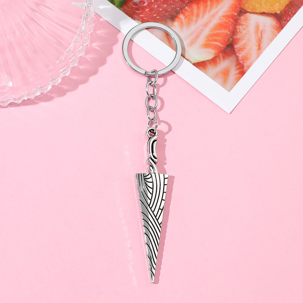 Game Hollow Knight Metal Keychain Keyring Spike Shape Cosplay Costumes Pendant Interesting Key Ring Key Chain Accessories Gift