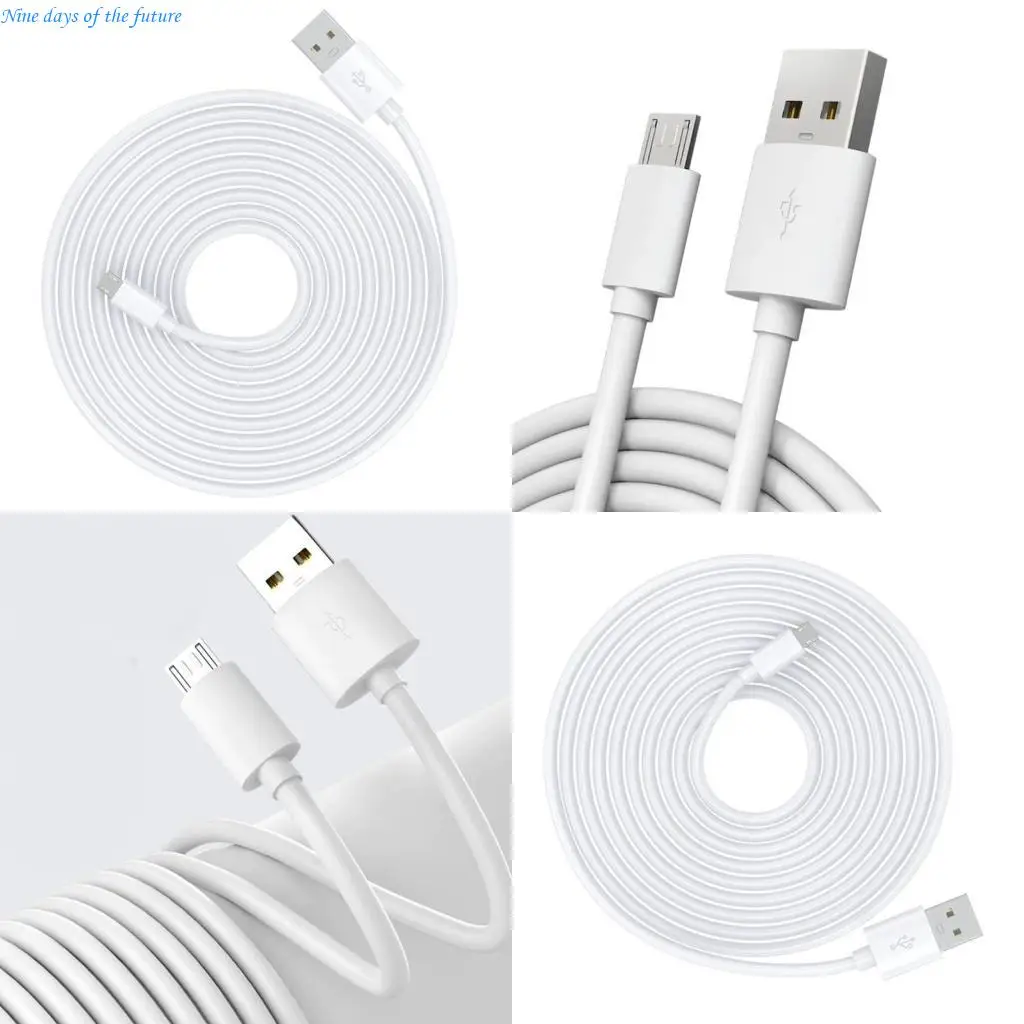 High Durability Miniature USB Charging Cable for 360 Degree Home Camera Ensures Reliable Power Supply Across Large Space E65A
