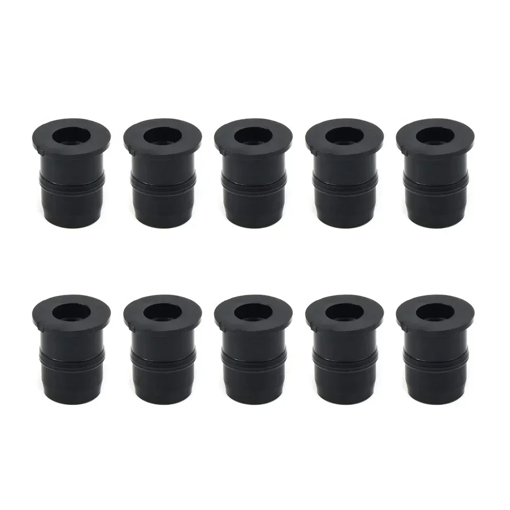 10PCS Universal M5 Rubber Nuts Motorcycle Windscreen Windshield Bolts Screws Nut Fastener Rubber Brass Motorcycle Accessories